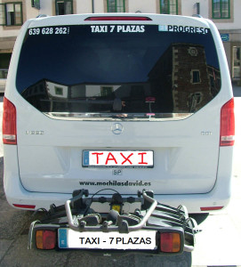 Taxi Peregrino 7 Plazas + Portabicicletas